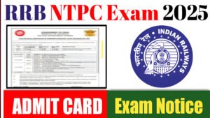 RRB NTPC Exam Date 2025