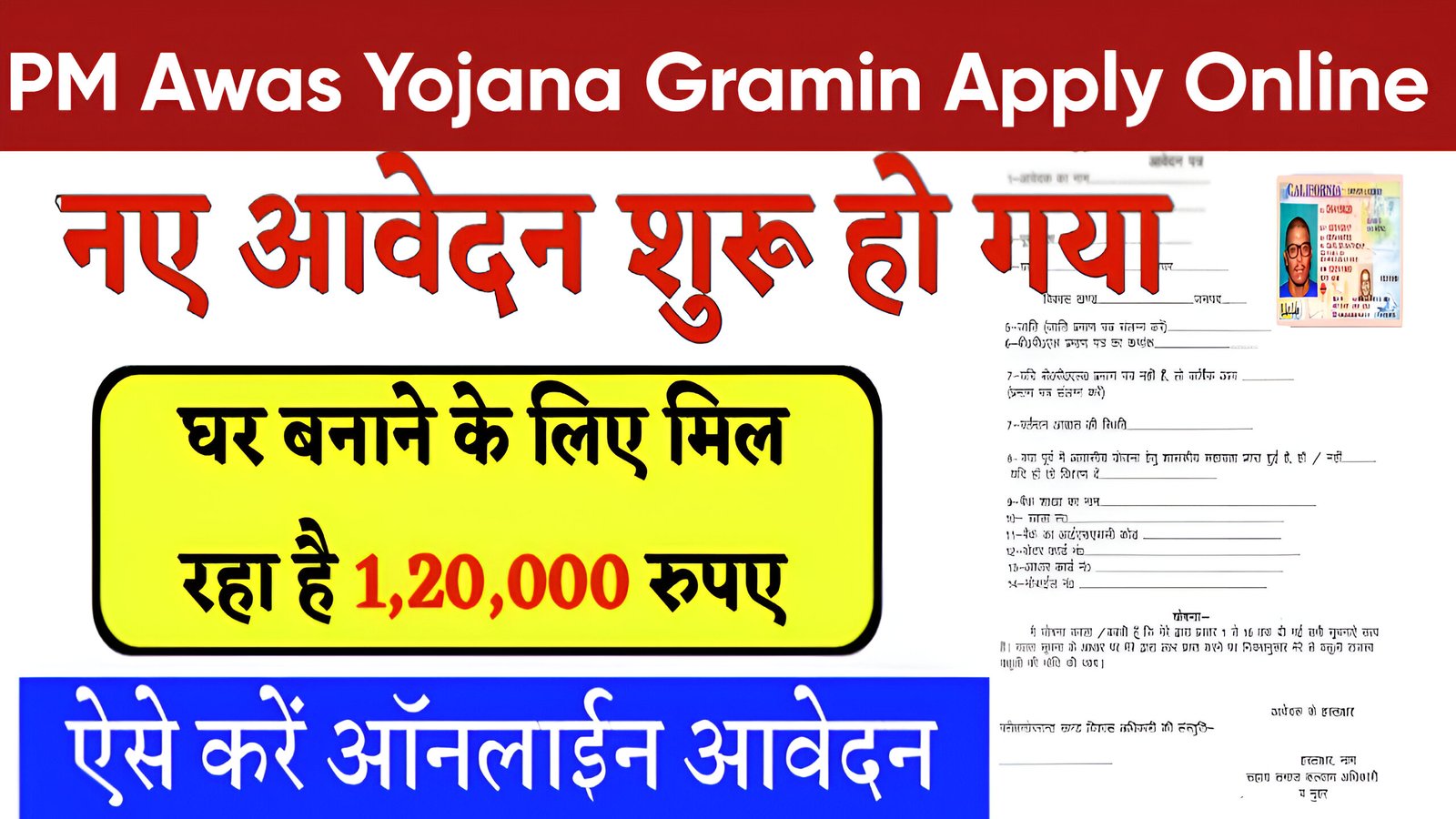PM Awas Yojana Gramin Apply Online