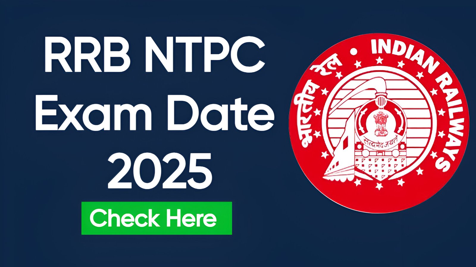 RRB NTPC Exam Date 2025