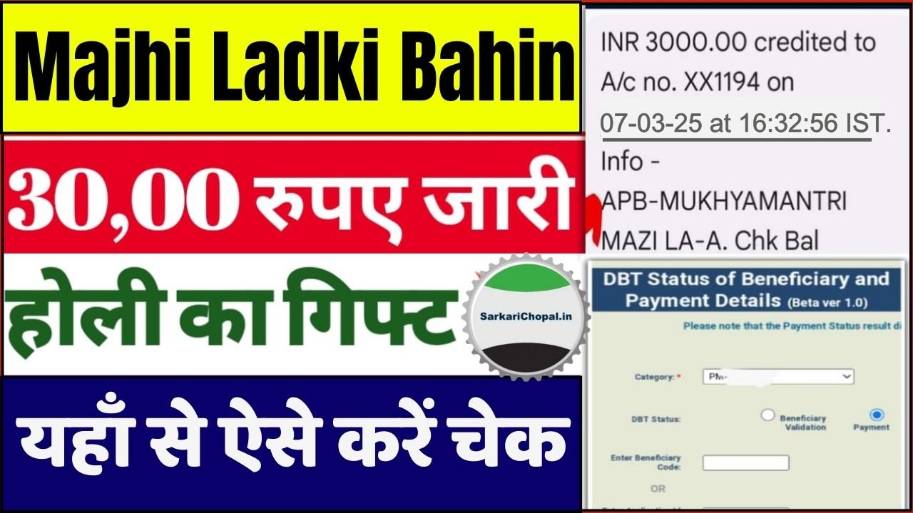 Ladki Bahin Yojana 8th Kist Release