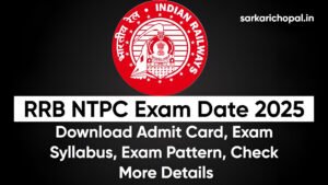 RRB NTPC Exam Date 2025