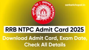 RRB NTPC Exam Date 2025