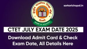 CTET JULY Notification 2025