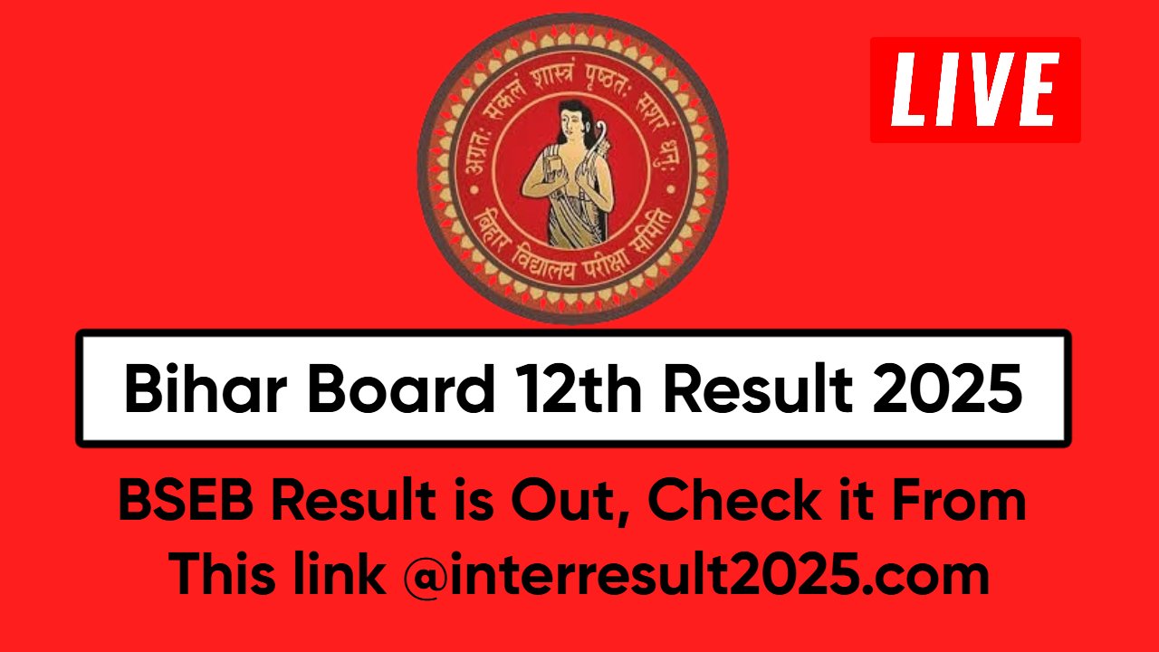 Bihar Board 12th Result 2025