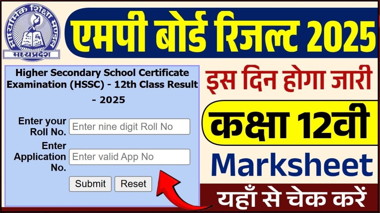 MP Board 12th Result 2025
